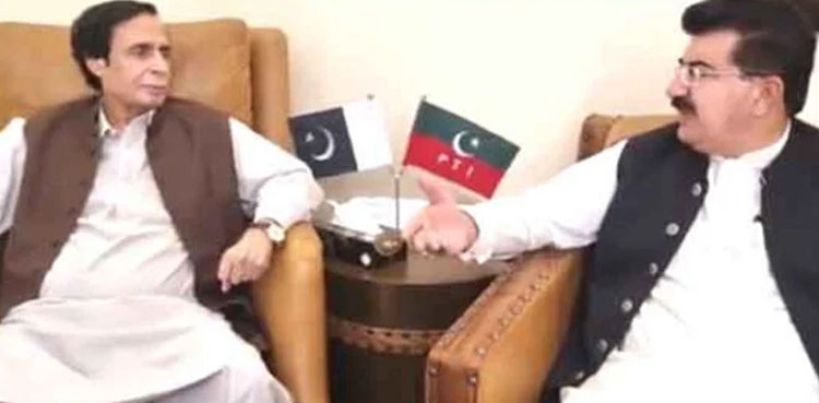 Sadiq Sanjrani, Pervaiz Elahi become active for 'backdoor talks'