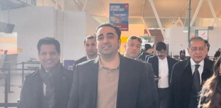 FM Bilawal arrives in New York to attend ‘Women in Islam’ moot