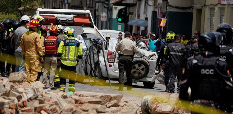 Hundreds of buildings damaged, dozens injured in Ecuador quake