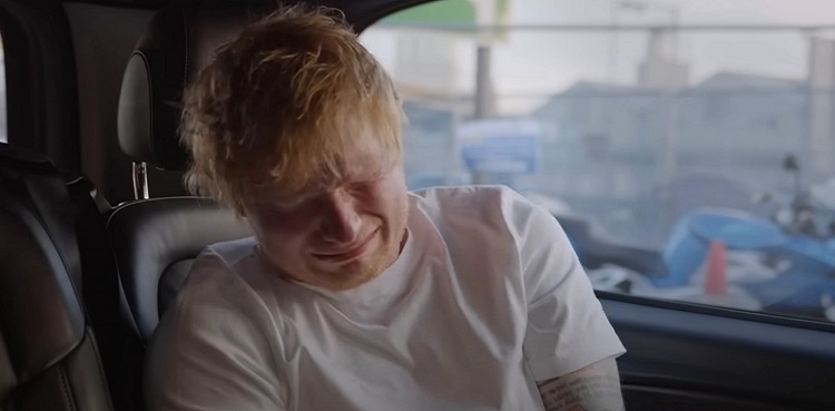 Ed Sheeran breaks down in tears over wife's health scare