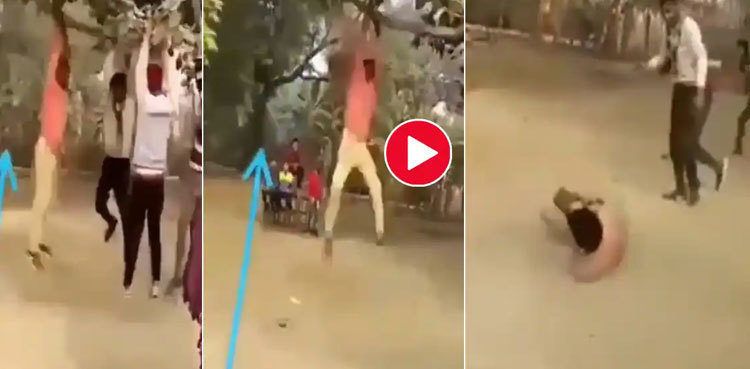 Man falls victim to friends' dangerous prank, video goes viral