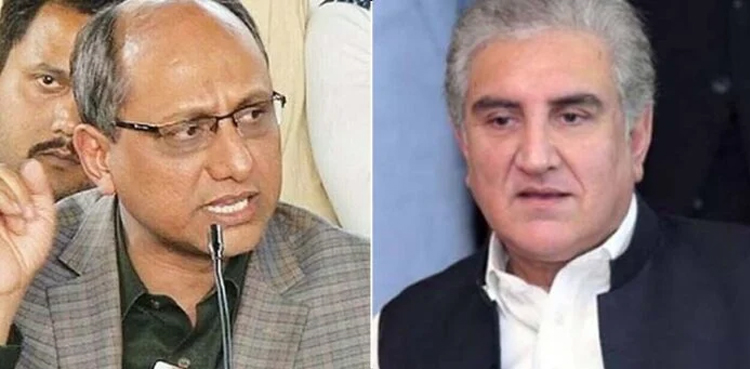 Saeed Ghani casts doubts over Shah Mehmood's loyalty to Imran Khan