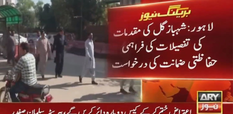 Shahbaz Gill moves LHC for protective bail, details of cases