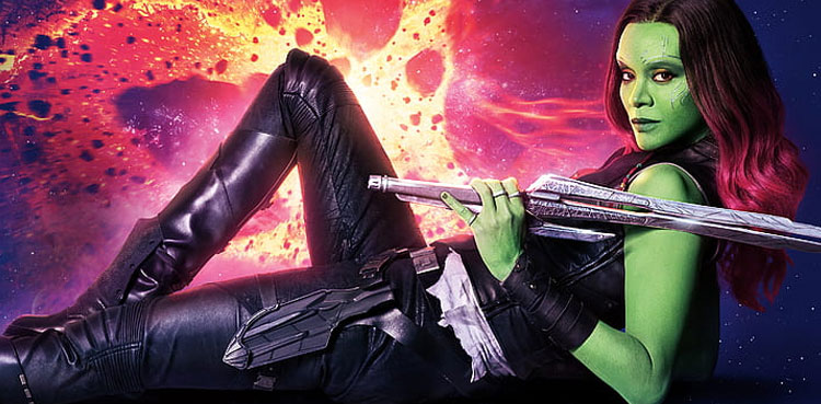 Zoe Saldana done as Gamora in 'Guardians of the Galaxy' franchise