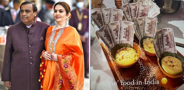 Fact Check: Did Ambanis serve money in place of tissues?