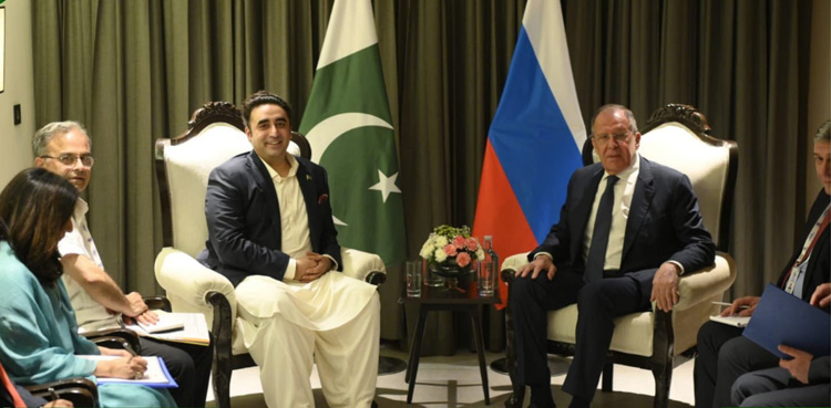 FM Bilawal Bhutto meets Russian counterpart in Goa