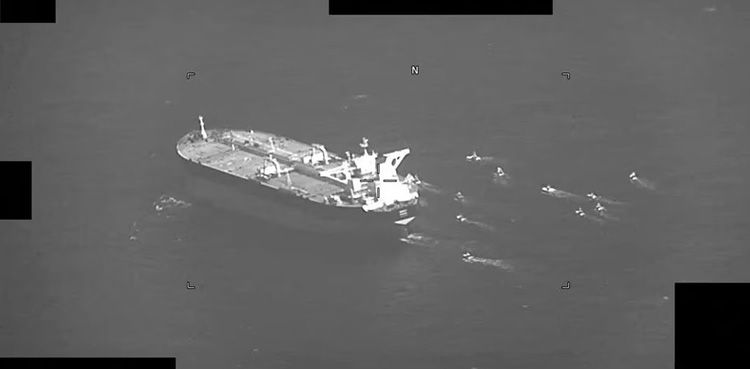 Iran seizes second oil tanker in a week in Gulf, US Navy says