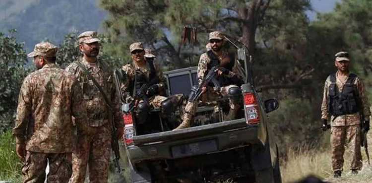 Two soldiers martyred, two terrorists killed in FC camp attack: ISPR