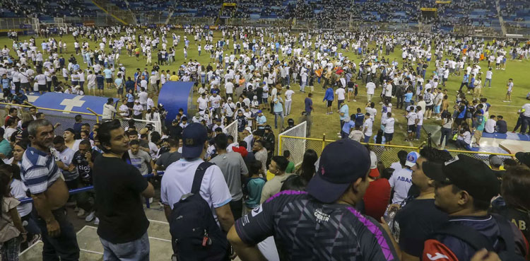 Nine dead in El Salvador stadium stampede at soccer match: police