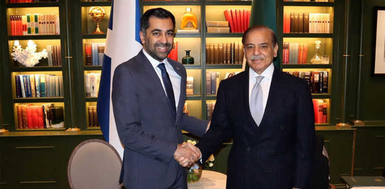 Scotland's First Minister Hamza Yousaf call on PM Shehbaz Sharif