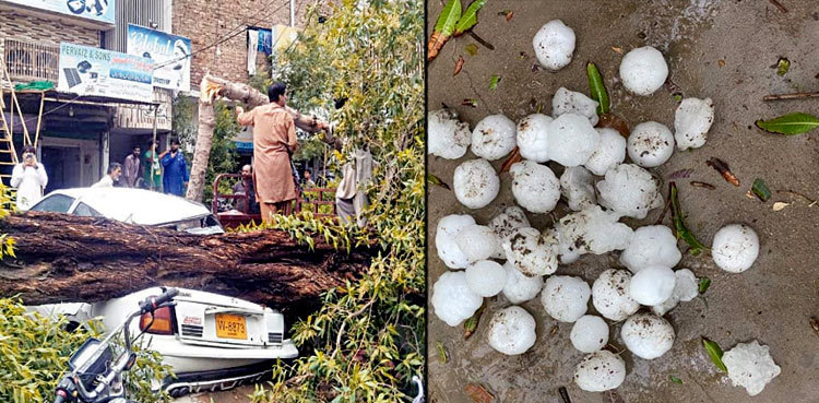 Nine killed as rains, hailstorm batter Hyderabad, other Sindh areas
