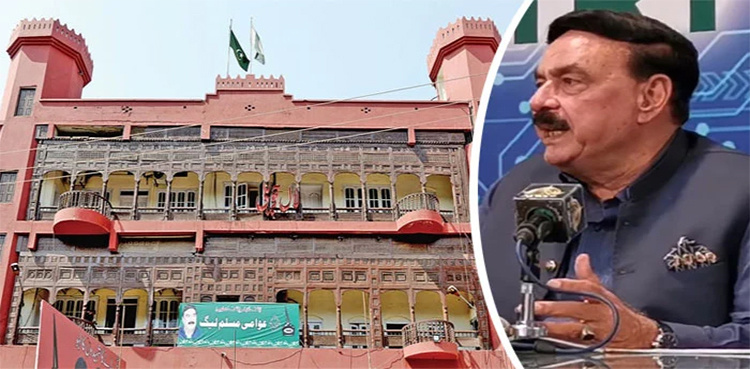 Police raid Lal Haveli to arrest Sheikh Rasheed