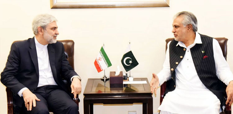 Ishaq Dar stresses for enhanced bilateral cooperation with Iran