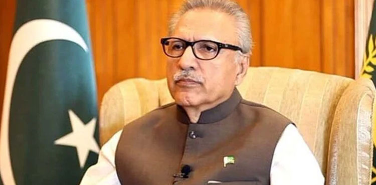 Imran Khan should openly condemn May 9 violence: President Alvi