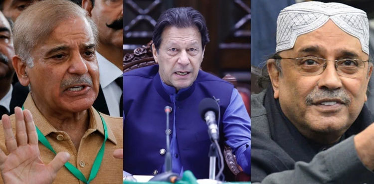 PM Shehbaz, Asif Zardari lambast Imran Khan for ‘maligning institutions’