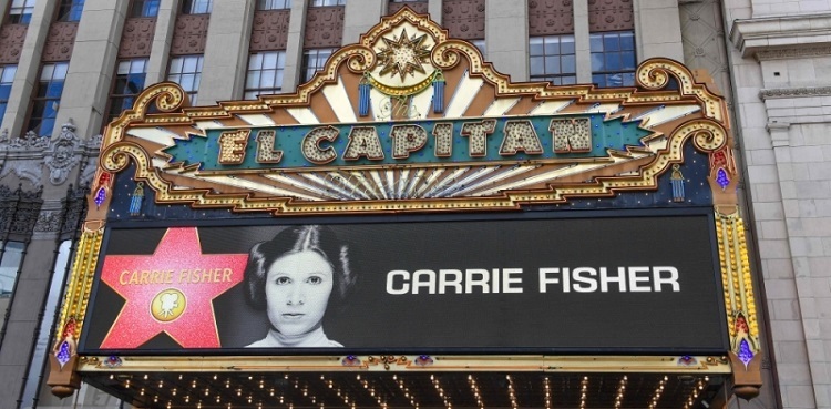 'Star Wars' actor Carrie Fisher receives posthumous star on 'Walk of Fame'