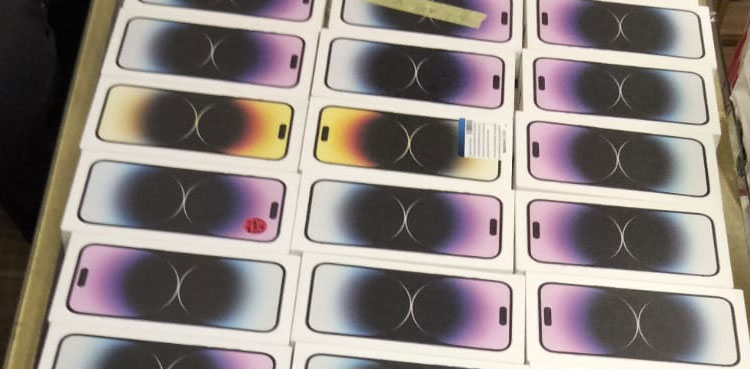 Smuggled iPhones worth millions seized at Karachi airport