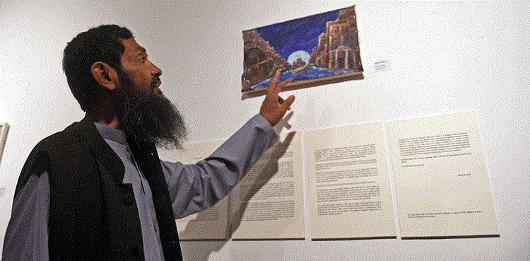 Freedom to paint: Pakistani Gitmo prisoner finds release in art