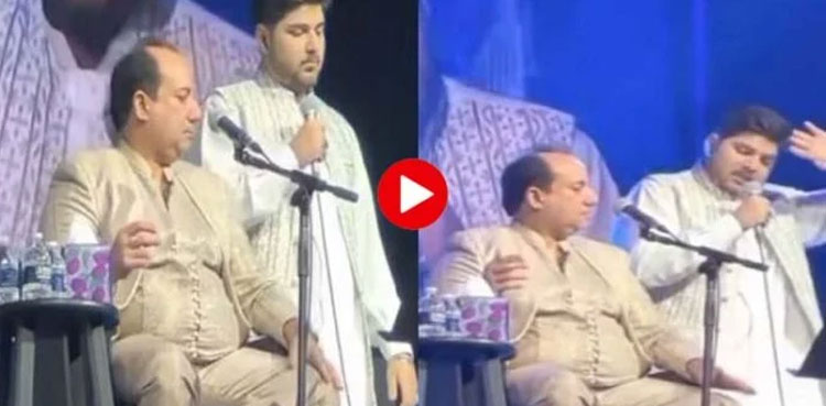 Rahat Fateh Ali's son hailed for his Nusrat Fateh-like voice