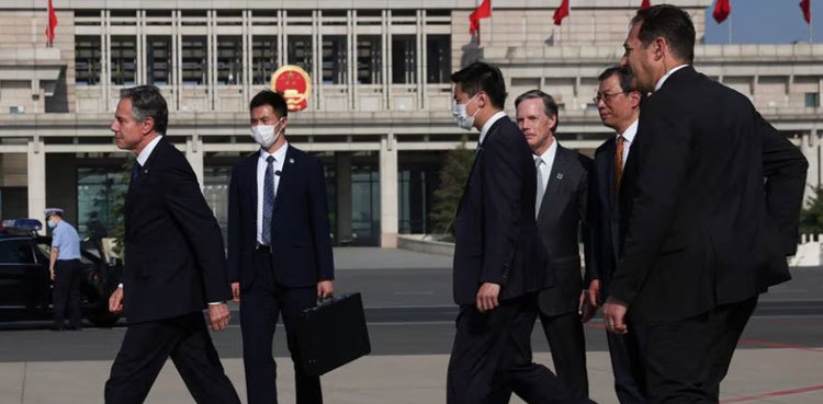 Blinken lands in China on rare trip with hopes low for any breakthrough