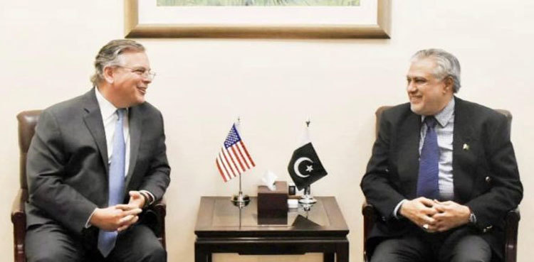 Ishaq Dar seeks US help to revive stalled IMF programme