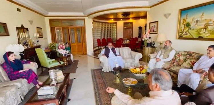 Ex-Balochistan CM Jam Kamal meets Maryam Nawaz