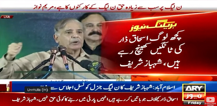 People criticising Ishaq Dar have no right to be in PML-N: Shehbaz Sharif