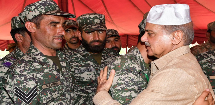 PM Shehbaz announces to make FC salaries at par with Pak Army