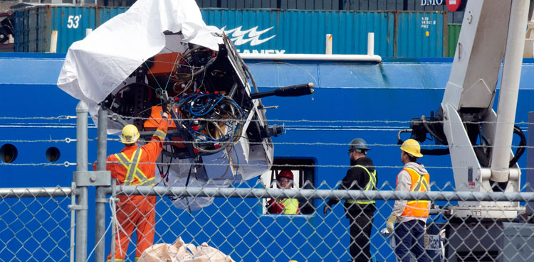 'Presumed' human remains recovered in wreckage of Titanic submersible