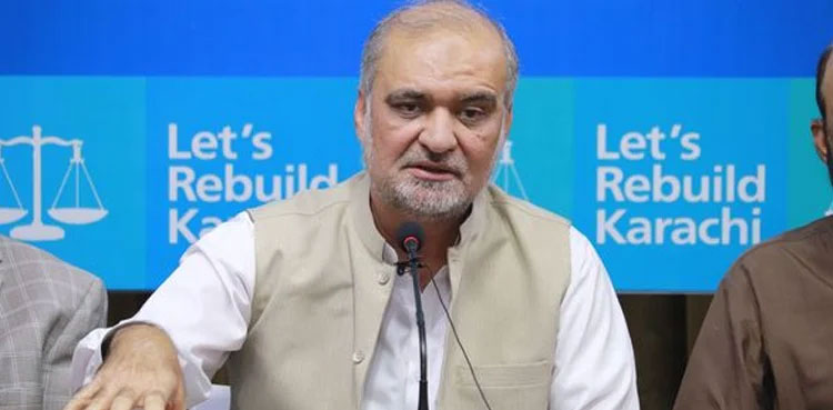 Hafiz Naeem takes oath as JI chief, announces anti-government movement