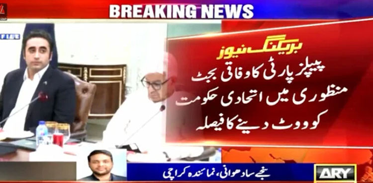 PPP decides to vote for budget as ‘differences resolved’