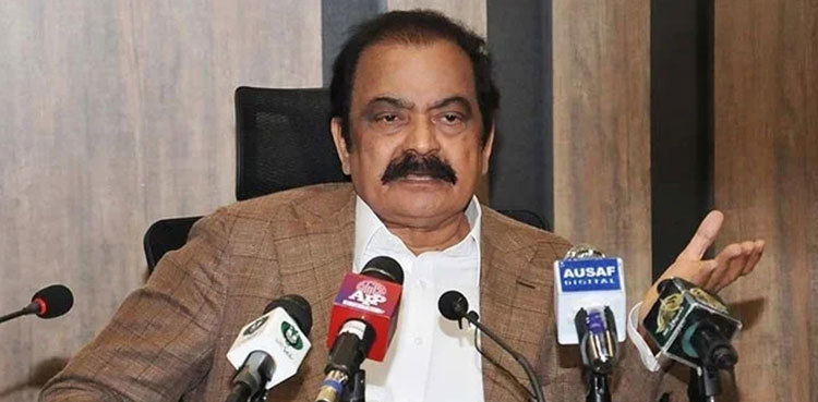 Rana Sanaullah lambasts PTI chief for pursuing ‘politics of hatred’