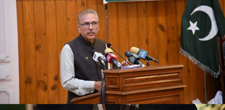 President Alvi calls for timely justice delivery to avoid aggravation of disputes