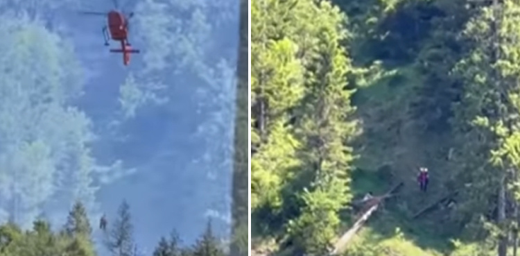 Viral video: Woman survives after being pushed 165 feet off a cliff