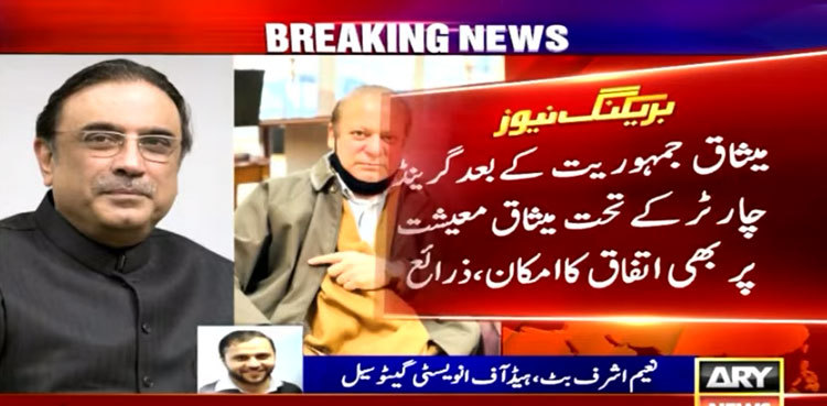 PML-N, PPP bigwigs 'agree' on charter of economy