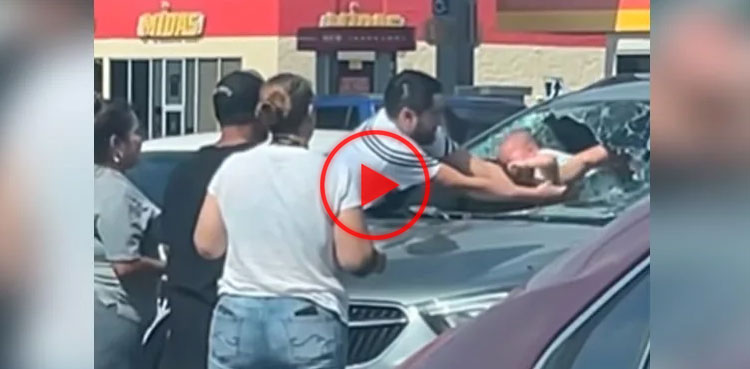 VIRAL: Man rescues baby trapped inside searing hot car video