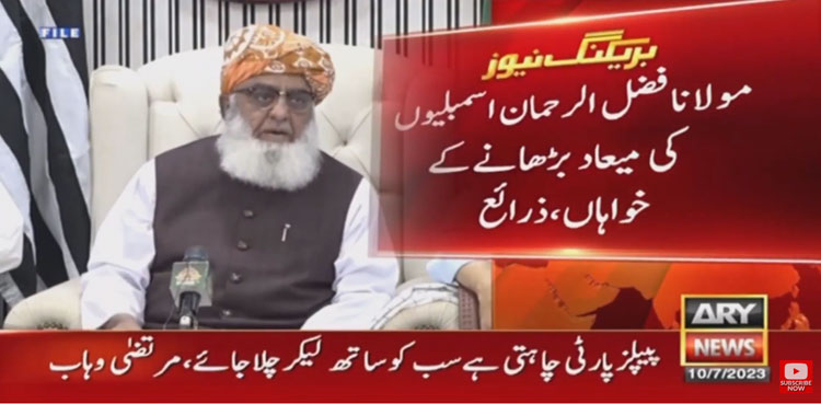 Maulana Fazlur Rehman 'wants' delay in general elections