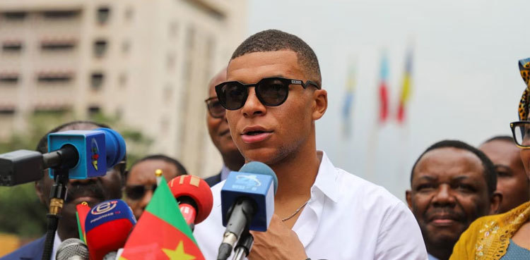 Kylian Mbappe "honoured" to tour father's native Cameroon