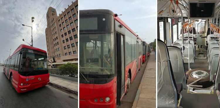 Another fleet of buses reach Karachi