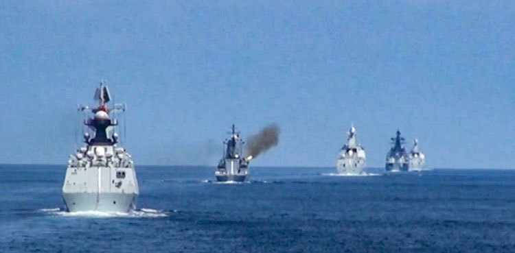 Russia and China end military exercises in Sea of Japan