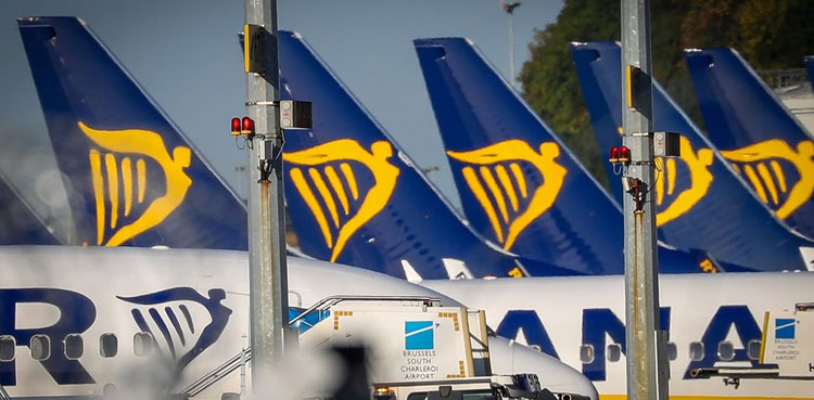 Ryanair pilots' strike in Belgium cancels almost 100 flights