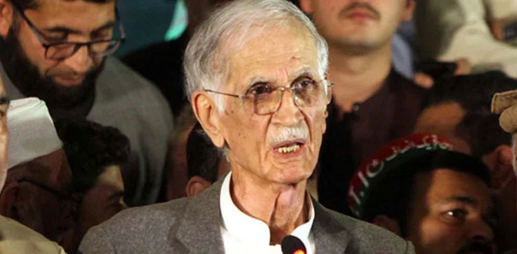 Pervez Khattak says will decide about political future after ‘consultation’