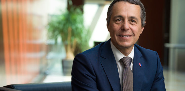 Swiss FM arrives in Islamabad on three-day official visit