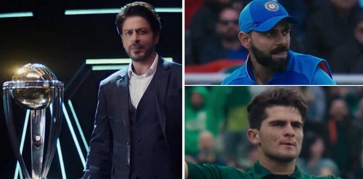 Shaheen Afridi, Virat Kohli feature in ICC World Cup promo starring Shahrukh Khan