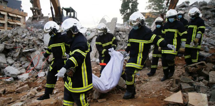 Seven killed in building collapse in Ivory Coast