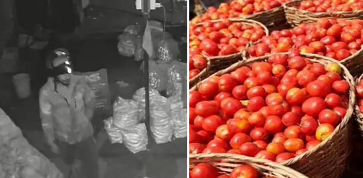 Viral video: 75-kg tomatoes stolen from vegetable market