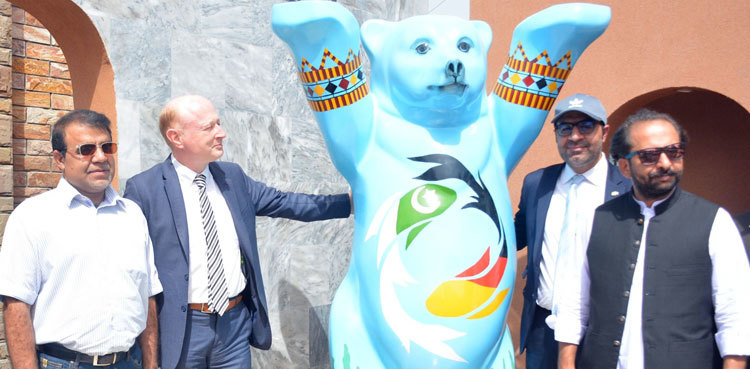 Berlin Buddy Bear inaugurated in Quetta