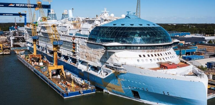 World's largest cruise ship to set sail as industry rebounds