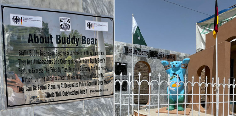 Berlin's ‘Buddy Bear’ reaches Quetta