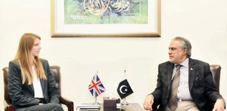 British HC Jane Marriott calls on Ishaq Dar